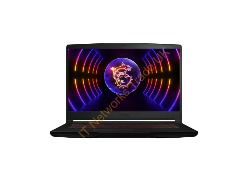 THINGF6312814 - Msi Gaming Thin Gf63 12Ucx-814Us Laptop Intel Core I5 I5-12450H 15.6" Full Hd 8 Gb Ddr4-Sdram 512 Gb Ssd Nvidia Geforce Rtx 2050 Wi-Fi 6 (802.11Ax) Windows 11 Home Black