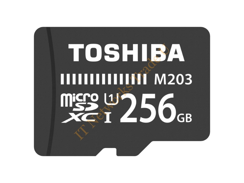 THN-M203K2560EA - Toshiba THN-M203K2560EA 256GB MicroSDXC UHS Class 10 memory card Cable