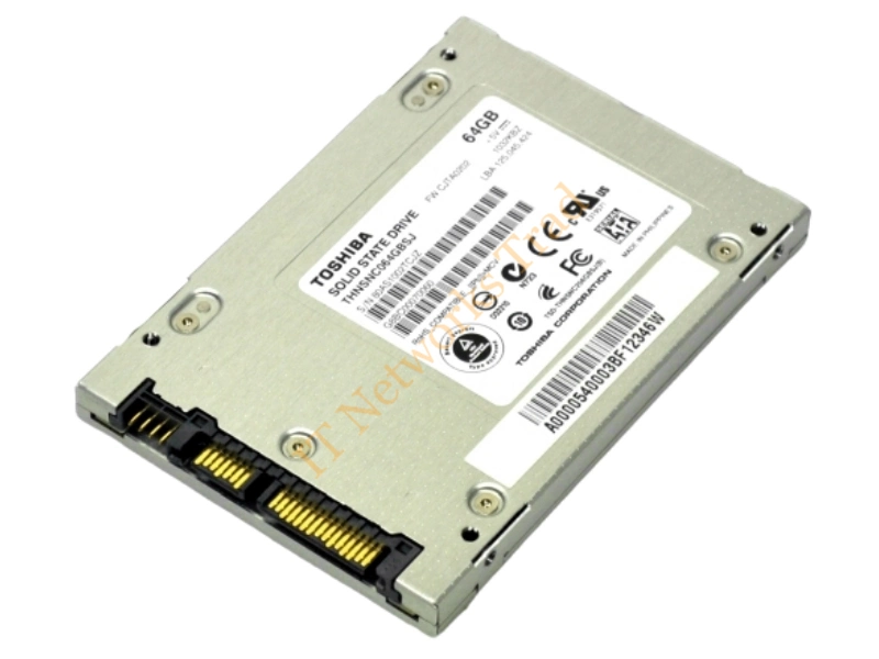 THNSNC064GBSJ Toshiba HG3 Series 64GB Multi-Level Cell (MLC) SATA 3Gb/s 2.5-inch Solid State Drive SSD Storage