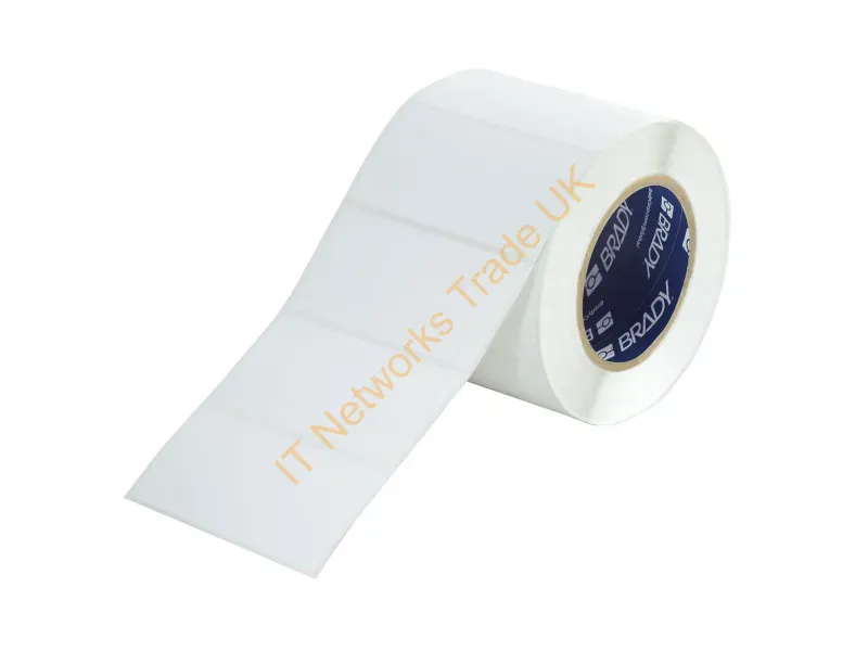 THT-55-8591-1-WT - Brady People Id Tht-55-8591-1-Wt Printer Label White Self-Adhesive Printer Label