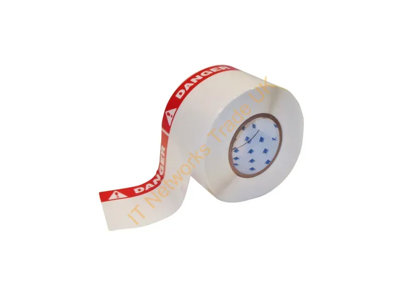 THTEL-25-483-1-DA - Brady People Id Thtel-25-483-1-Da Printer Label Red, White Self-Adhesive Printer Label