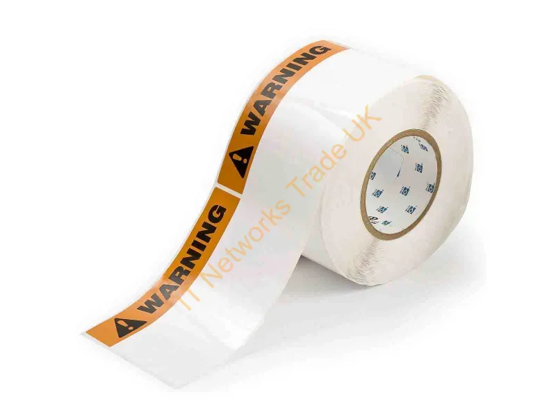 THTEL-25-483-1-WA - Brady People Id Thtel-25-483-1-Wa Printer Label Black, Orange, White Self-Adhesive Printer Label