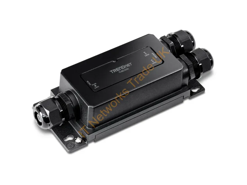 TI-BE200 - Trendnet Ti-Be200 Network Extender Network Transmitter & Receiver Black 10, 100, 1000 Mbit/S