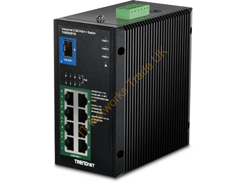 TI-BG5091B - Trendnet Ti-Bg5091B Network Switch Unmanaged 2.5G Ethernet (100/1000/2500) Power Over Ethernet (Poe) Black