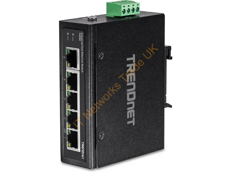 TI-E50 - Trendnet Ti-E50 Network Switch Unmanaged Fast Ethernet (10/100) Black