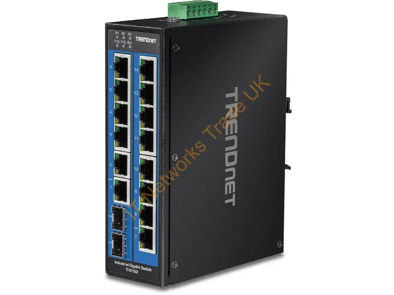 TI-G162 - Trendnet Ti-G162 Network Switch Gigabit Ethernet (10/100/1000) Black