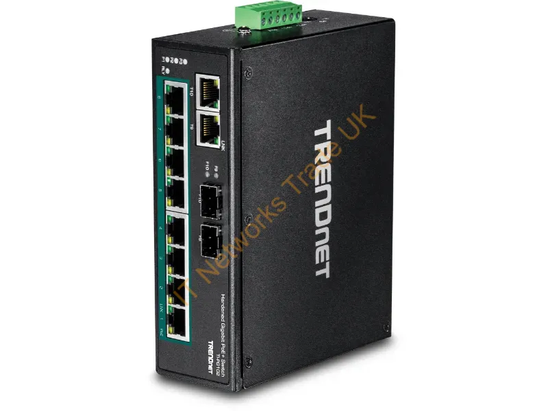 TI-PG102 - Trendnet Ti-Pg102 Network Switch Unmanaged Gigabit Ethernet (10/100/1000) Power Over Ethernet (Poe) Black