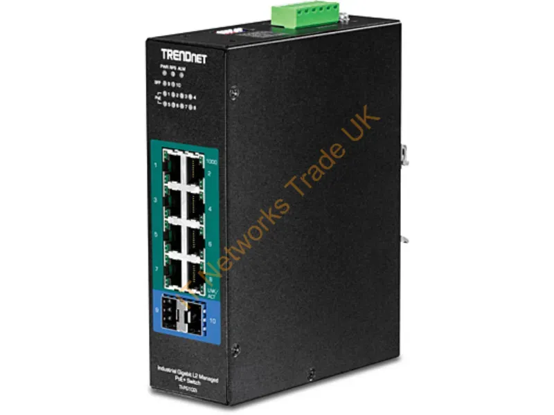 TI-PG102I - Trendnet Ti-Pg102I Network Switch Managed L2 Gigabit Ethernet (10/100/1000) Power Over Ethernet (Poe) Black
