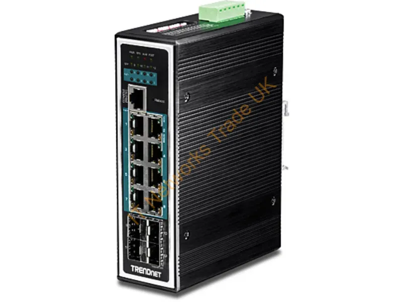 TI-PG1284I - Trendnet TI-PG1284i Managed network switch L2+ Gigabit Ethernet (10/100/1000) Power over Ethernet (PoE) Black