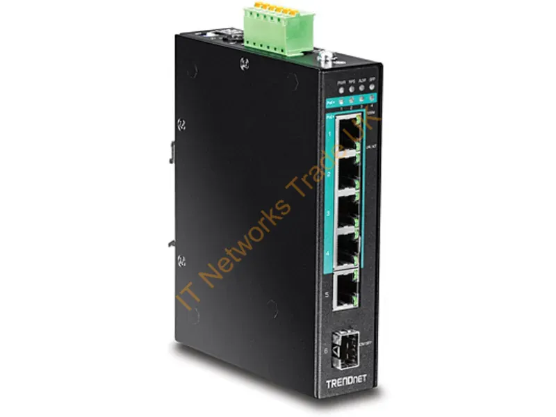 TI-PG541 - Trendnet Ti-Pg541 Network Switch Unmanaged L2 Gigabit Ethernet (10/100/1000) Power Over Ethernet (Poe) Black
