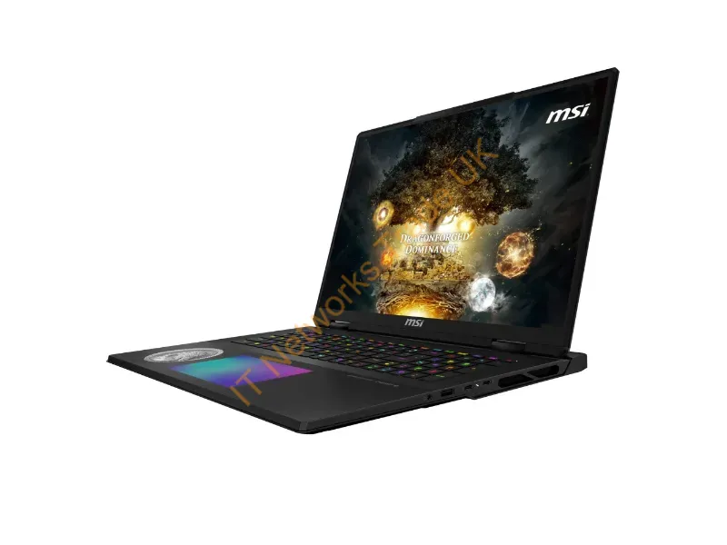 TITAN18HXA2442 - Msi Titan 18 Hx Dragon Edition Norse Myth A2Xwig-442Us Intel Core Ultra 9 285Hx Laptop 18" Uhd+ 64 Gb Ddr5-Sdram 6 Tb Ssd Nvidia Geforce Rtx 5080 Wi-Fi 7 (802.11Be) Windows 11 Pro Black