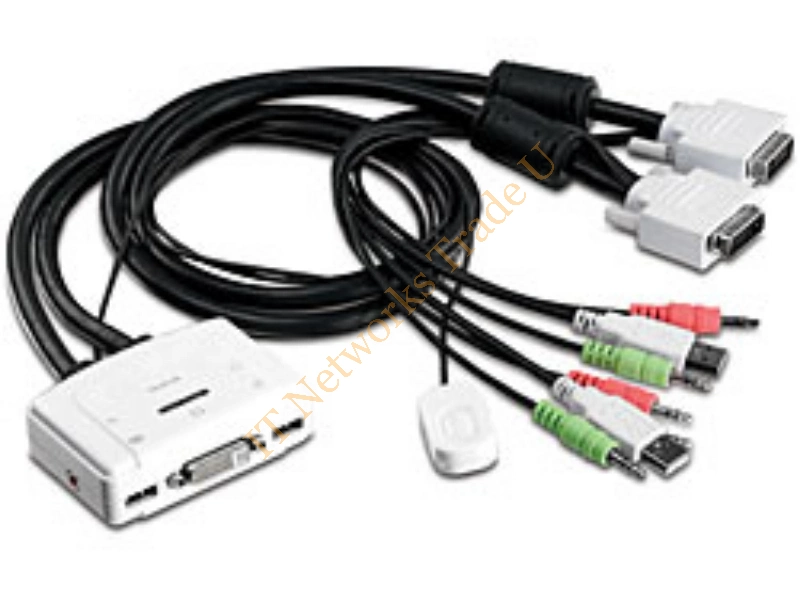 TK-214i - Trendnet TK-214i White Network KVM Switch