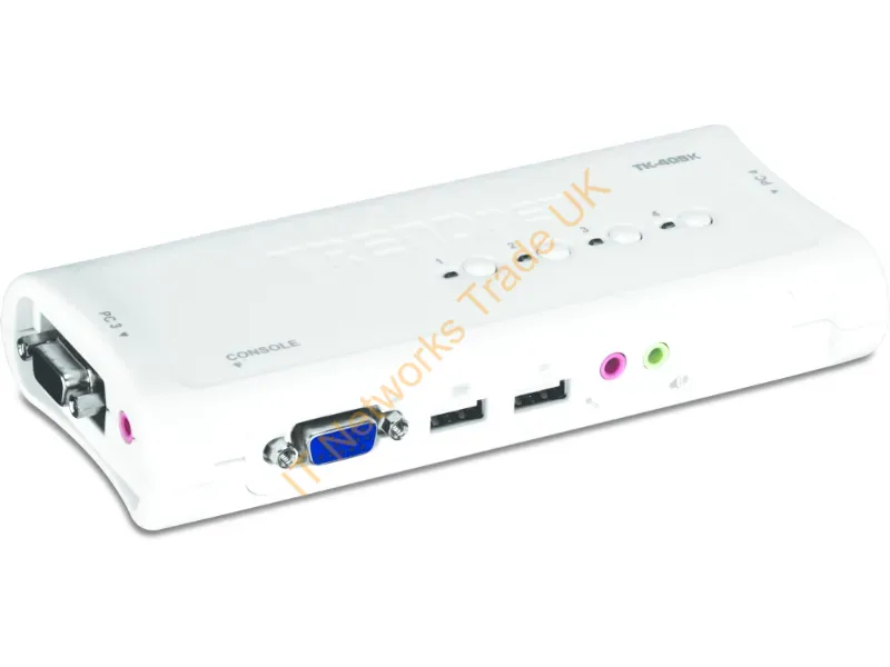 TK-409K TRENDnet TK-409K 4-Port USB KVM Switch Kit w/ Audio