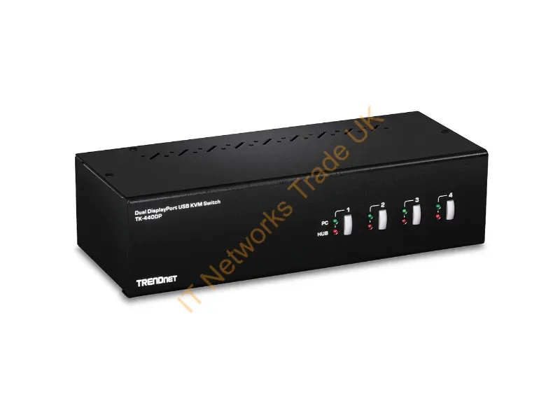 TK-440DP - Trendnet Tk-440Dp Kvm Switch Black, Silver