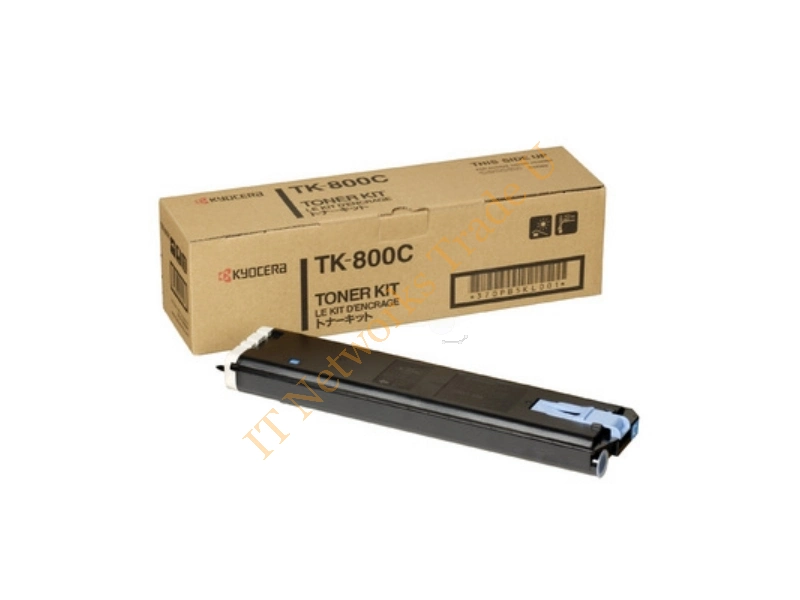 KYOCERA 370PB5KL (TK-800 C) Toner cyan, 10K pages @ 5% coverage Accessory