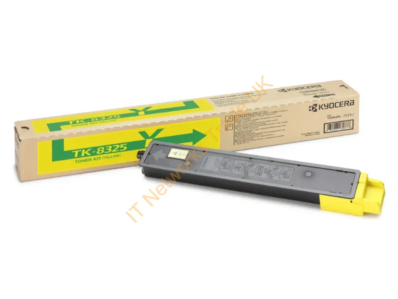 KYOCERA 1T02NPANL0 (TK-8325 Y) Toner yellow, 12K pages @ 5% coverage Accessory