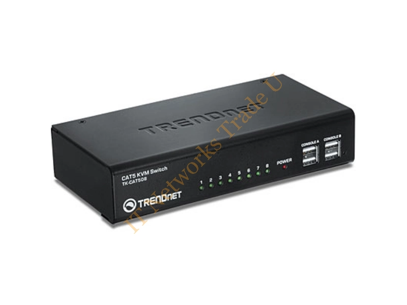 TK-CAT508 - Trendnet TK-CAT508 Black Network KVM Switch