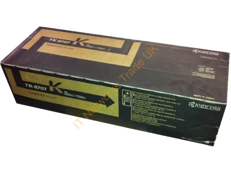 TK8707K - Kyocera Tk-8707K Toner Cartridge 1 Pc(S) Original Black