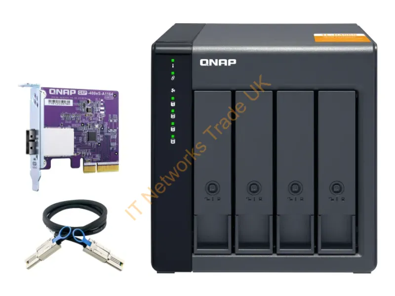 TL-D400S-US - Qnap Tl-D400S Hdd/Ssd Enclosure Black 2.5/3.5"