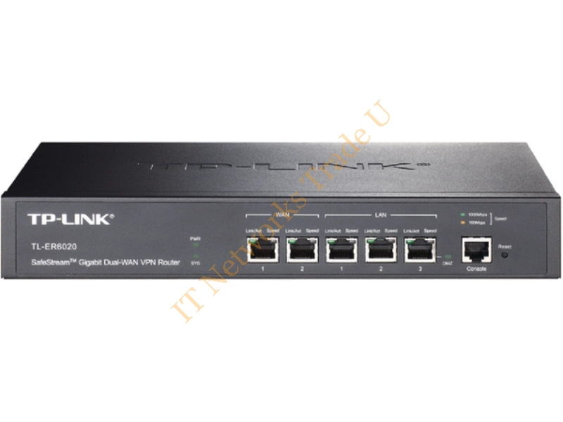 TL-ER6020 TP-Link 5-Port Gigabit Ethernet Dual-WAN VPN Router