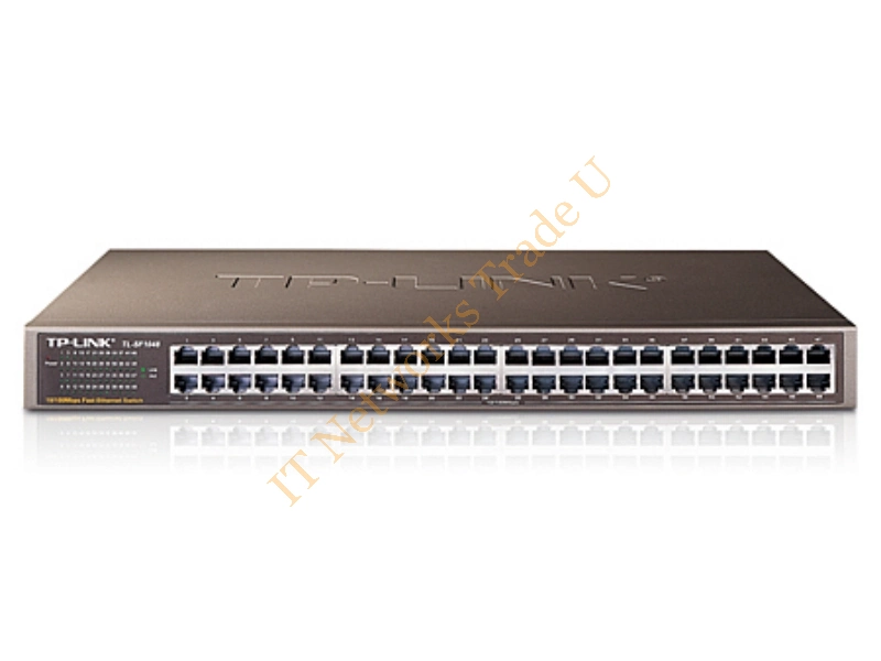 TL-SF1048 - TP-LINK 48-Port Fast LAN Unmanaged network switch Fast Ethernet (10/100) Grey