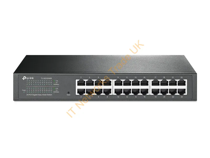 TL-SG1024DE - TP-LINK JetStream Managed network switch L2 Gigabit Ethernet (10/100/1000) Black