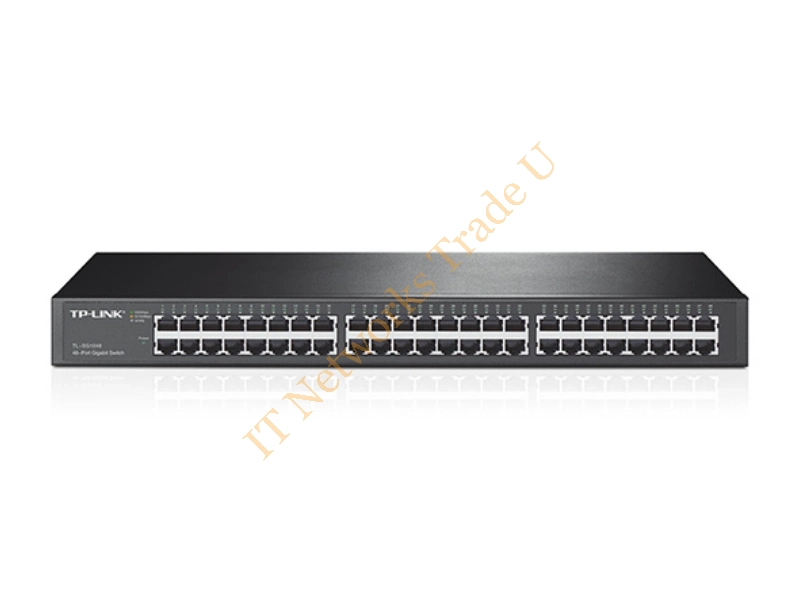 TL-SG1048V5.0 - TP-LINK TL-SG1048 Unmanaged network switch Gigabit Ethernet (10/100/1000) 1U Black