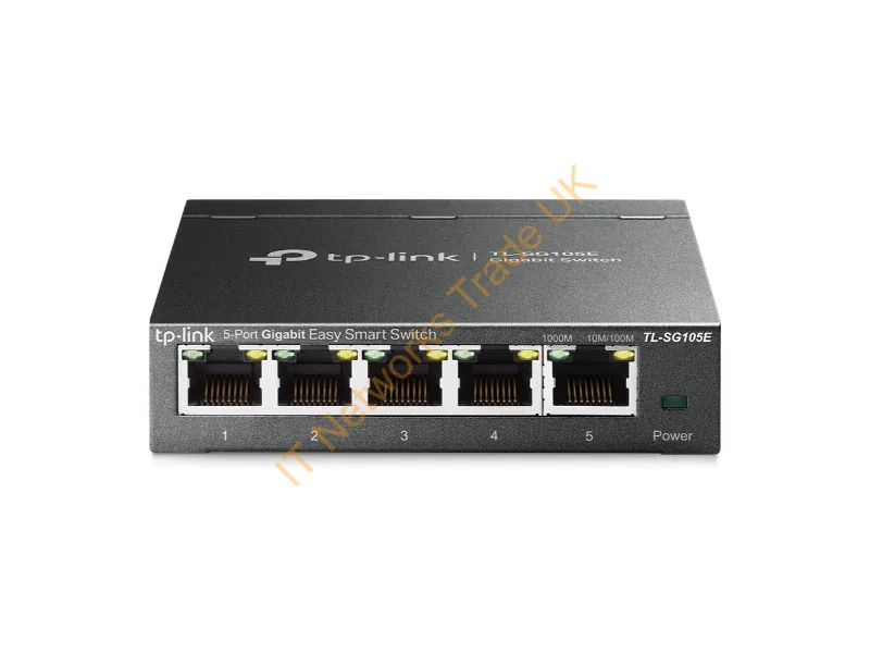 TL-SG105E TP-Link 5-Port 10/100/1000Base-T Gigabit Ethernet Network Switch