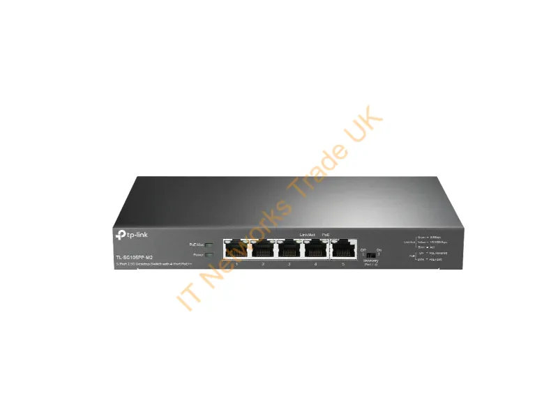 TL-SG105PP-M2 - Tp-Link Tl-Sg105Pp-M2 Network Switch Unmanaged Gigabit Ethernet (10/100/1000) Power Over Ethernet (Poe) Black