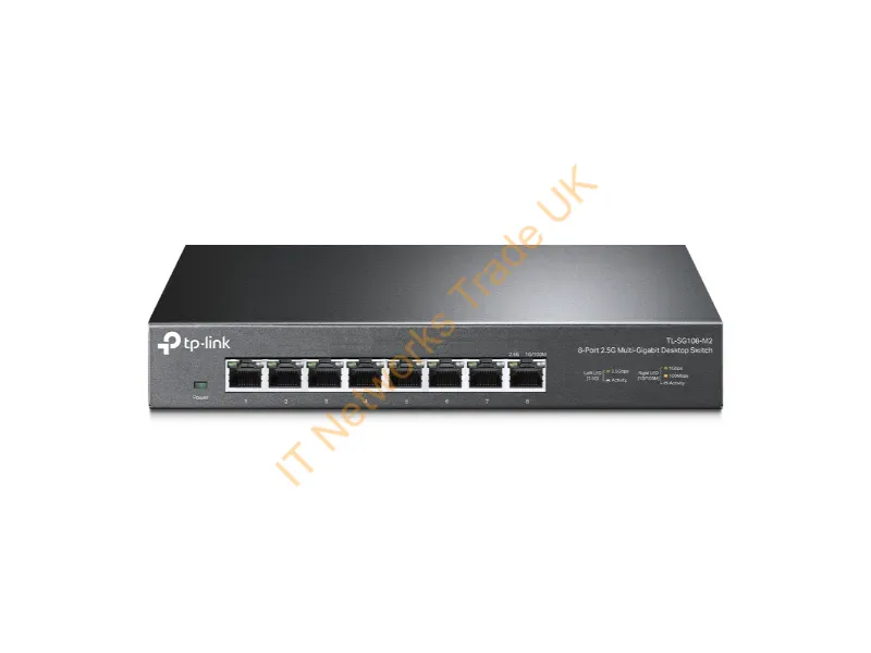 TL-SG108-M2 - Tp-Link Tl-Sg108-M2 Network Switch Unmanaged 2.5G Ethernet (100/1000/2500) Black
