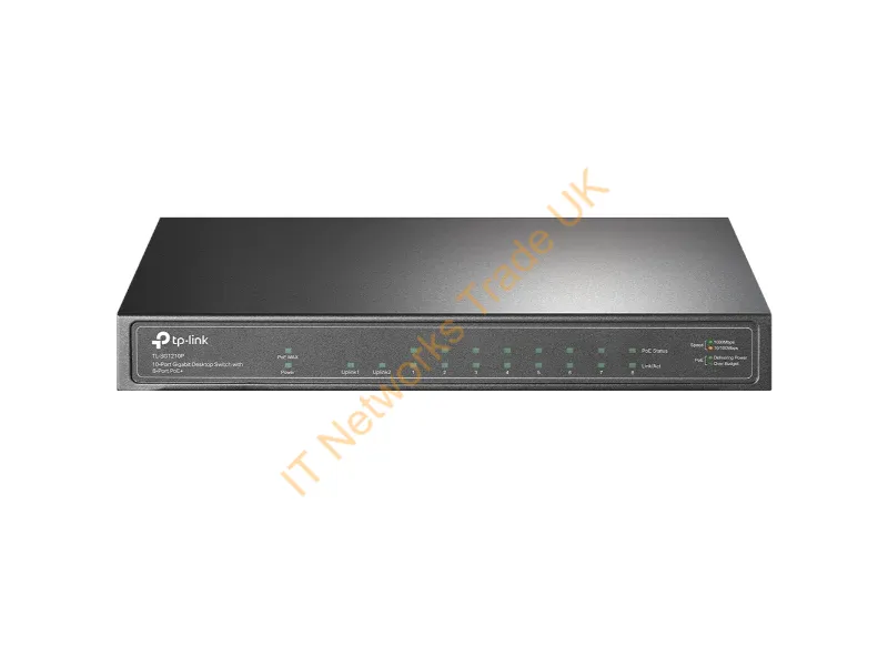 TL-SG1210P - Tp-Link Tl-Sg1210P Network Switch Unmanaged Gigabit Ethernet (10/100/1000) Power Over Ethernet (Poe) Gray