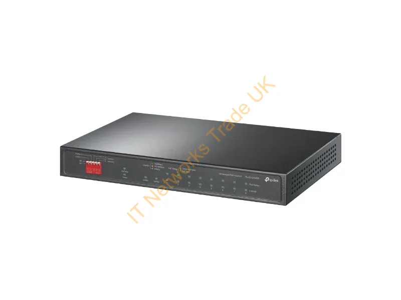 TL-SG1210PP - Tp-Link Tl-Sg1210Pp Network Switch Unmanaged Gigabit Ethernet (10/100/1000) Power Over Ethernet (Poe) Black