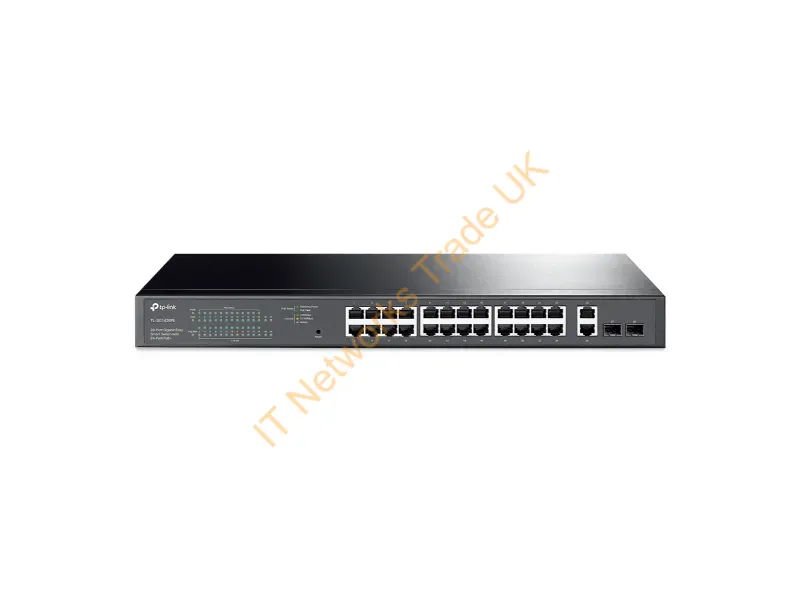 TL-SG1428PE - Tp-Link Tl-Sg1428Pe Network Switch Managed L2 Gigabit Ethernet (10/100/1000) Power Over Ethernet (Poe) 1U Black