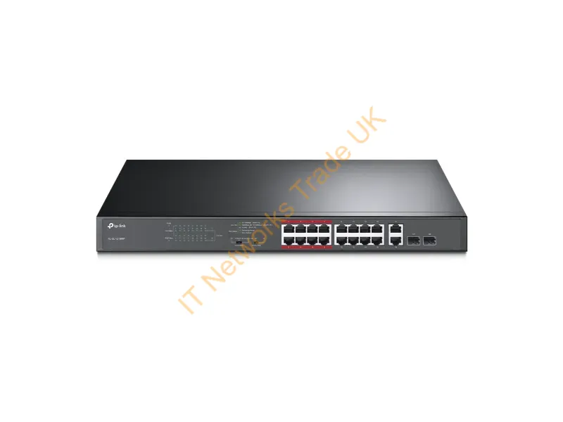 TL-SL1218MP - Tp-Link Tl-Sl1218Mp Network Switch Unmanaged Fast Ethernet (10/100) Power Over Ethernet (Poe) Black