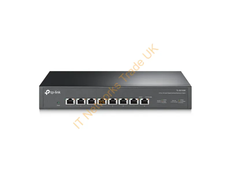 TL-SX1008 - Tp-Link Tl-Sx1008 Network Switch Unmanaged 10G Ethernet (100/1000/10000) 1U Black