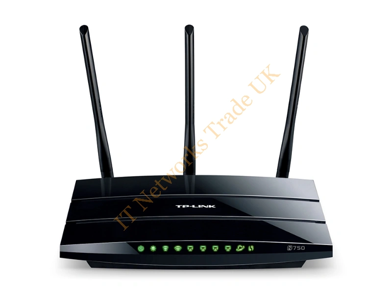 TL-WDR4300 TP-Link N750 450Mb/s (5GHz) 300Mb/s (2.4GHz) Dual-Band Wireless Gigabit Router (Black) Wireless Router