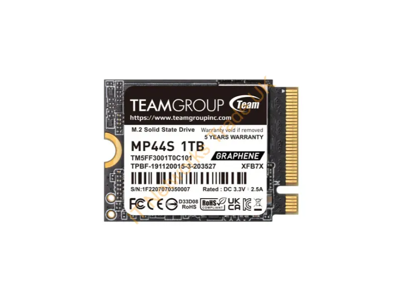 TM5FF3001T0C101 - Team Group Mp44S 1 Tb M.2 Pci Express 4.0 Nvme