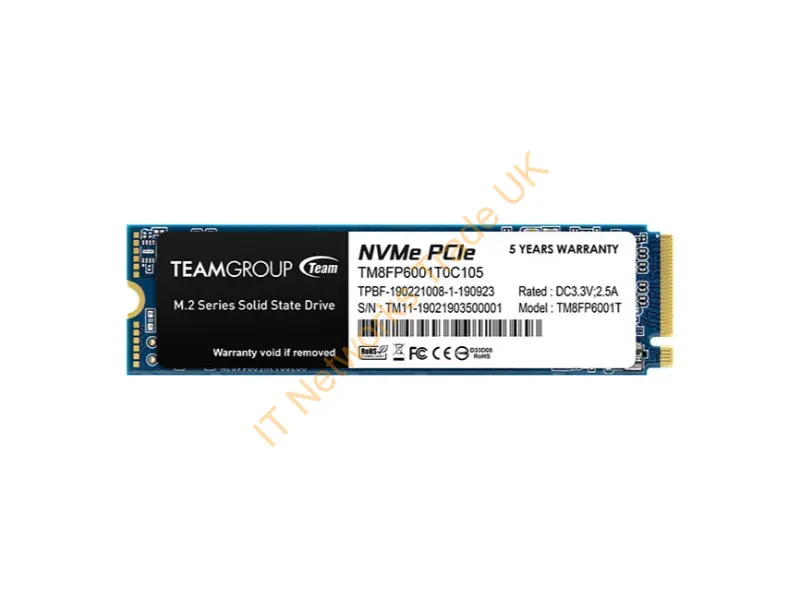 TM8FP6001T0C101 - Team Group Mp33 1 Tb M.2 Pci Express 3.0 Nvme 3D Nand