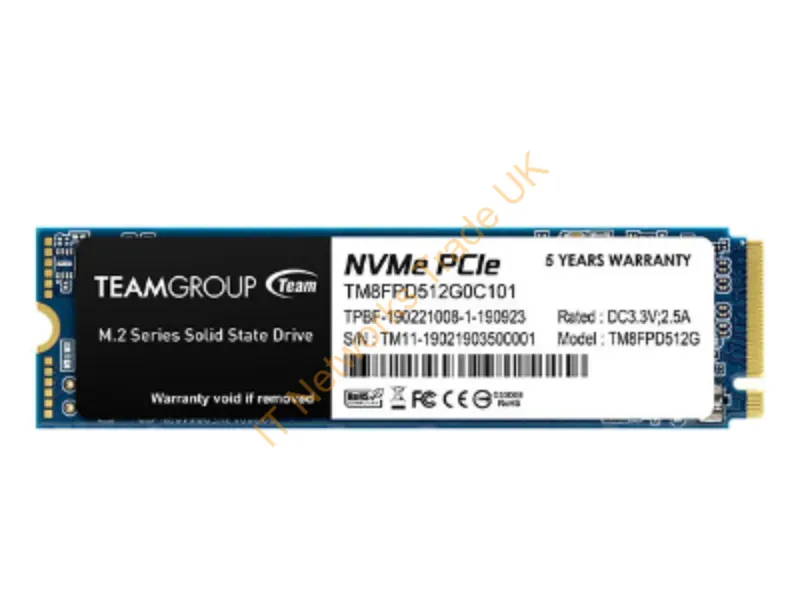 TM8FPD512G0C101 - Team Group Mp33 Pro 512 Gb M.2 Pci Express 3.0 Nvme 3D Nand