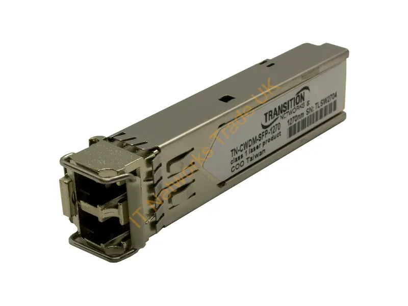 TN-CWDM-SFP-1390 Transition 1Gbps 1000Base-LX/ZX CWDM Fibre Channel Single-mode Fiber 80km 1390nm LC Connector SFP (mini-GBIC) Transceiver Module