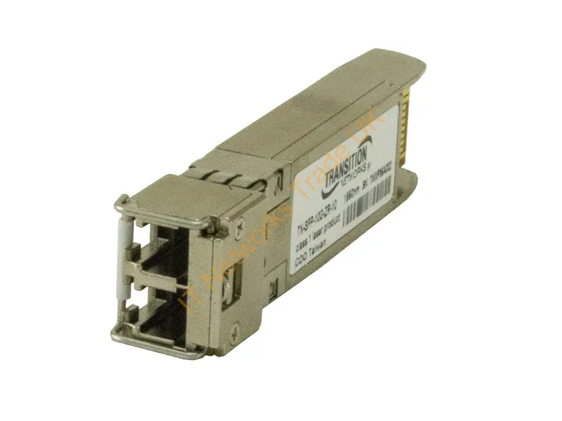 TN-SFP-10G-ZR-10 - Transition Networks Transceiver - Sfp+, Cc, 10Gbase-Zr, 10.3G, Sm Simplex Lc, 1550, 100Km, 3.3V Dmi