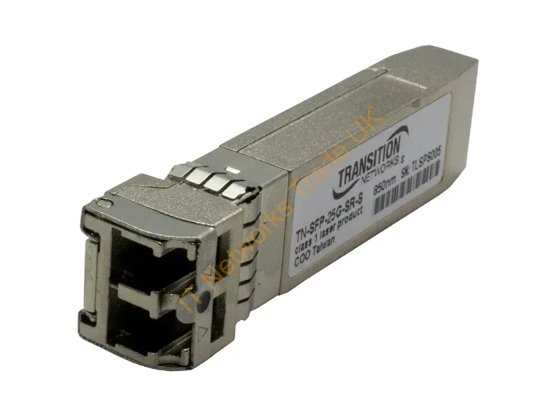 TN-SFP-25G-SR-S - Transition Networks Sfp28,Cisco Compatible, 25Gbase-Sr, 100/70M, Mm Lc, 850Nm, 3.3V, Dmi