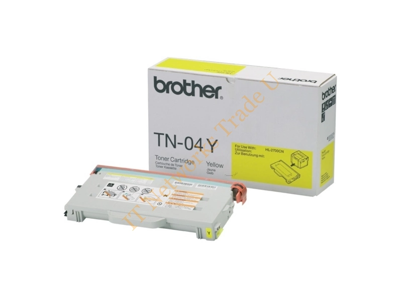 Brother TN-04Y Toner yellow, 6.6K pages @ 5% coverage Accessory