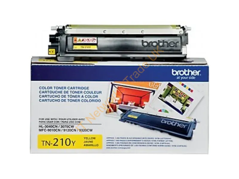 TN210Y - Brother Tn-210Y Toner Cartridge 1 Pc(S) Original Yellow
