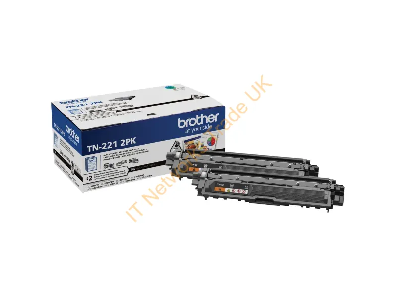 TN2212PK - Brother Tn-2212Pk Toner Cartridge 2 Pc(S) Original Black
