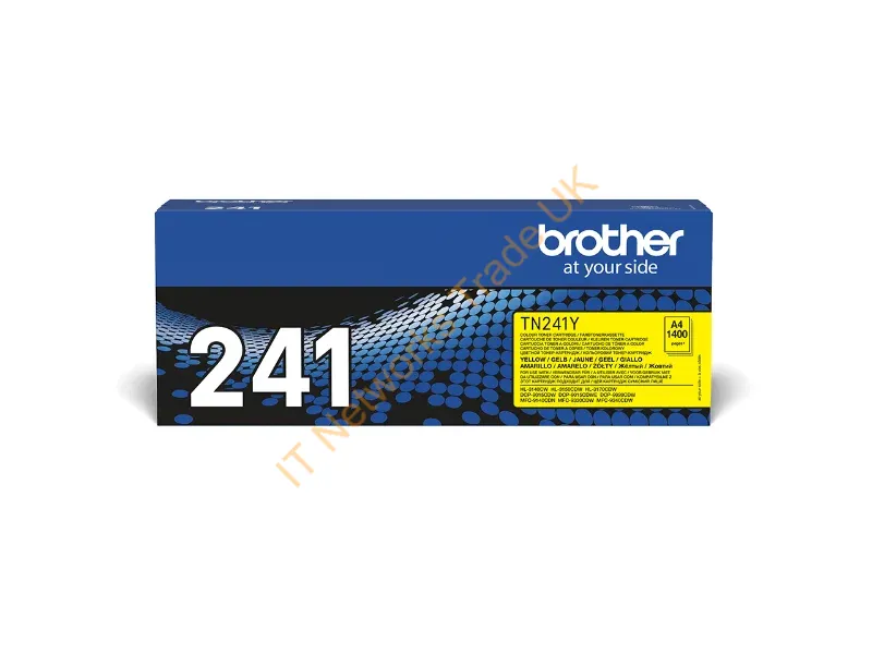 TN241Y - Brother TN-241Y Toner-kit yellow, 1.4K pages ISO/IEC 19798 for Brother HL-3140