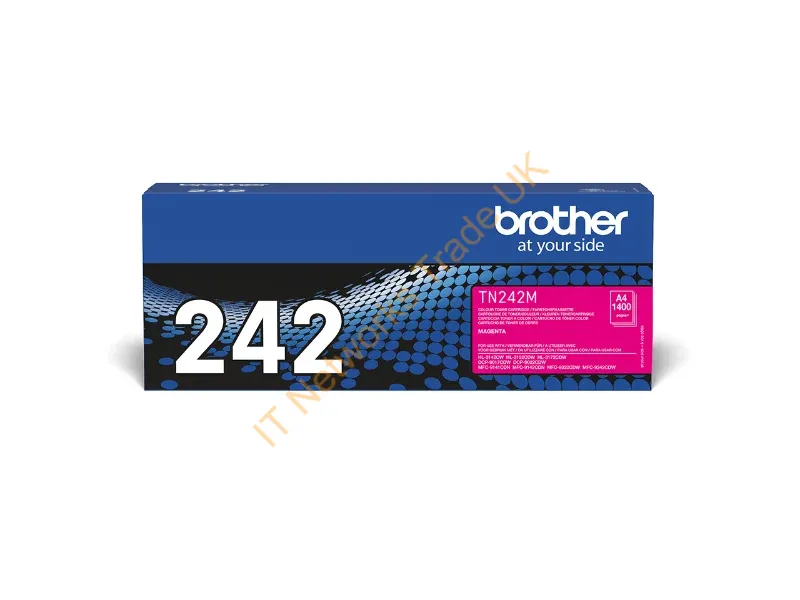 TN242M - Brother TN-242M Toner-kit magenta, 1.4K pages ISO/IEC 19798 for Brother HL-3142