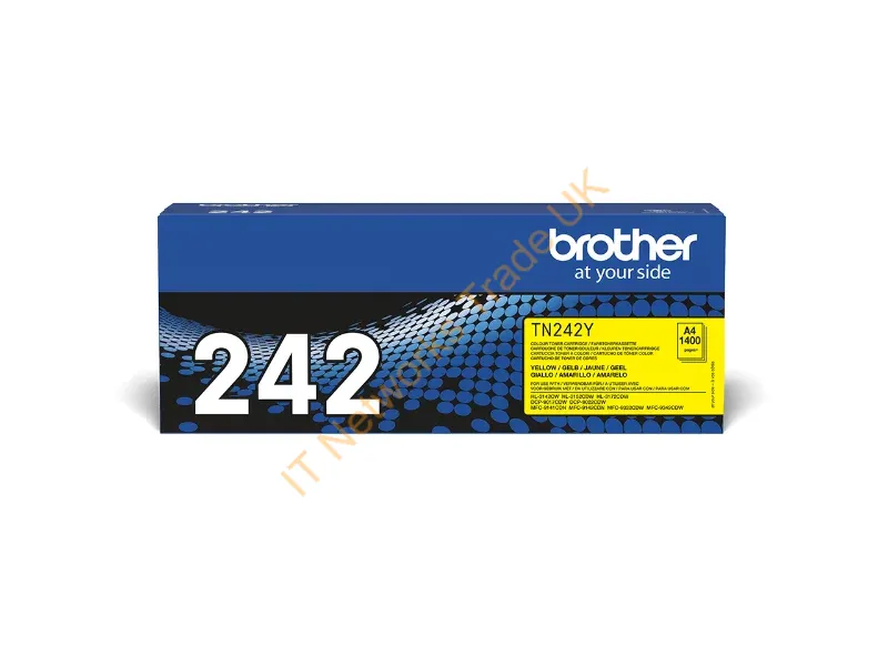 TN242Y - Brother TN-242Y Toner-kit yellow, 1.4K pages ISO/IEC 19798 for Brother HL-3142