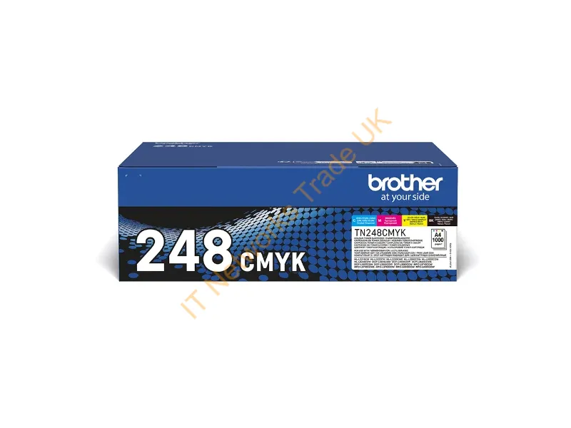 TN248VAL - Brother Toner TN-248 Value Pack (BK/C/M/Y) (1k)