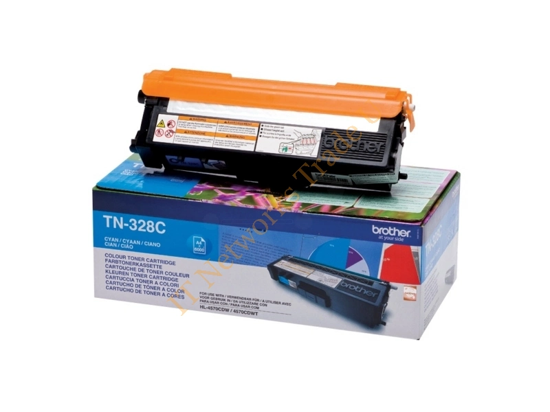 Brother TN-328C Toner cyan, 6K pages Accessory